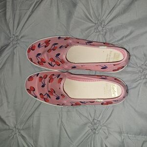 Keds Women's Pink Cherry Slip-On Shoes